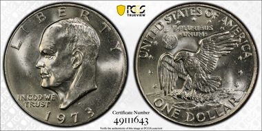 1973-D $1 MS64