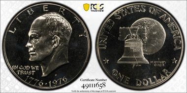 1976-S $1 Clad Type 1 PR67