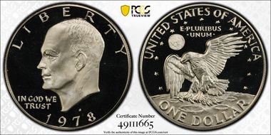 1978-S $1 PR67DCAM