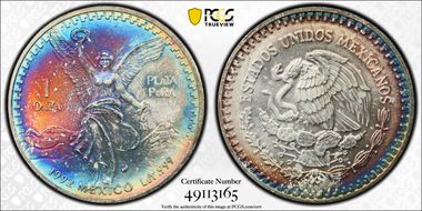 1992-Mo Onza Libertad Ag MS68