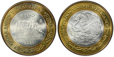 2007-Mo 100 P Tamaulipas MS65