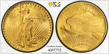 1924 $20 MS65