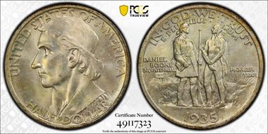 1935-S 50C Boone MS66