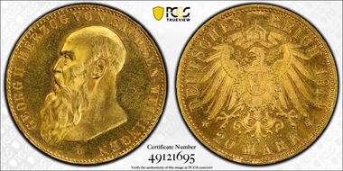 1914-D 20 Mk J-281 MS64