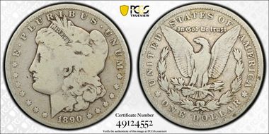 1890-CC $1 Tailbar G6