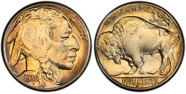 1935-S 5C MS64