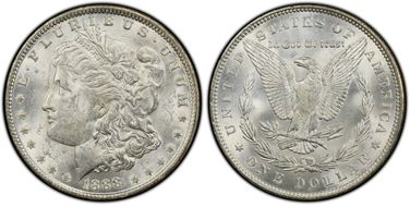 1888 $1 MS61