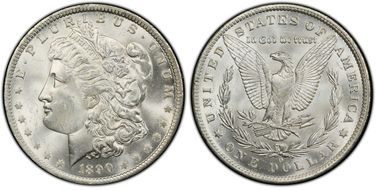1890-O $1 MS63