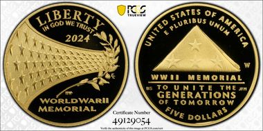 2024-W $5 Greatest Generation First Strike PR70DCAM