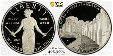 2024-S 50C Greatest Generation First Strike PR70DCAM