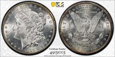 1890-CC $1 MS62