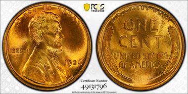 1926 1C MS67+ RD