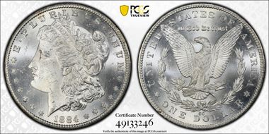 1884-CC $1 MS63