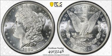 1881-S $1 MS64