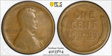 1909-S 1C Lincoln VG8BN