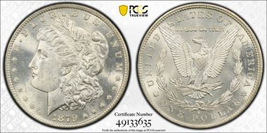 1879-S $1 MS64