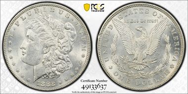 1882 $1 MS61