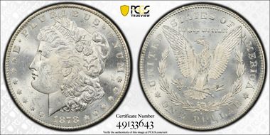 1878-S $1 MS62