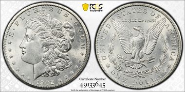 1902-O $1 MS62