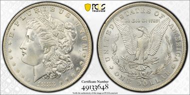 1883-O $1 MS64