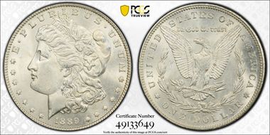 1889 $1 MS62