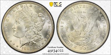 1887-O $1 MS65