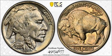 1935-D 5C MS66