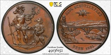 1885 Medal Bern R-202b AE SP64