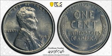 1943 1C DDO, FS-101 MS67