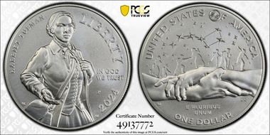 2024-P $1 Harriet Tubman MS70