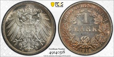 1914-A Mark J-17 Ag MS66