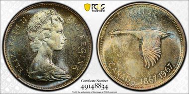 1967 S$1 MS66