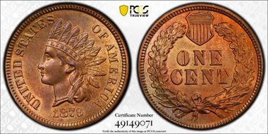 1879 1C MS65RB