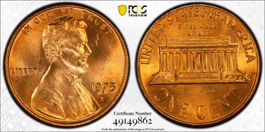 1975-D 1C MS64RD