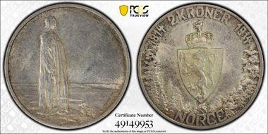 1914 2 Kr Constitution MS62