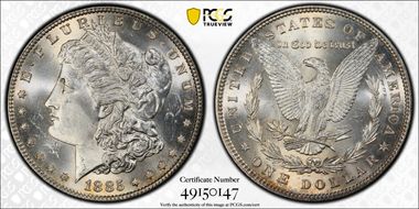 1885 $1 MS63
