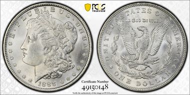 1888 $1 MS64