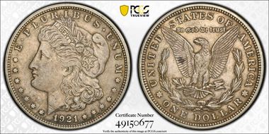 1921-D $1 XF40