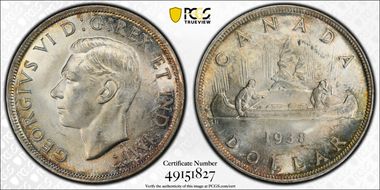 1938 S$1 MS63