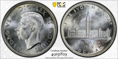 1939 S$1 MS64