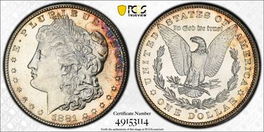 1881-S $1 MS63