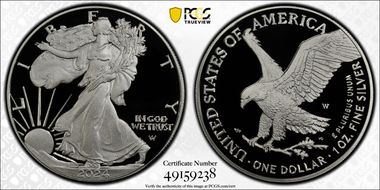2024-W  $1 Silver Eagle PR70DCAM