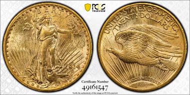 1914-S $20 MS61