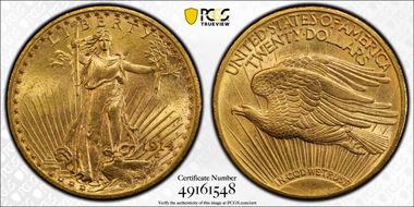 1914-S $20 MS63
