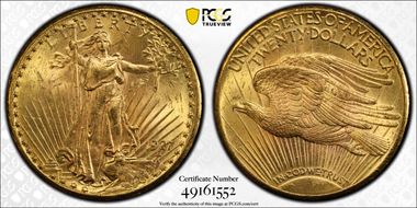 1927 $20 MS62