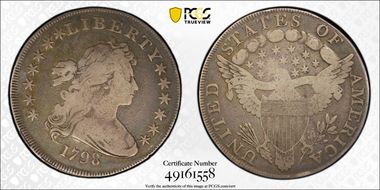 1798 $1 Large Eagle VG10