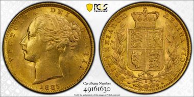 1885-S Sov S-3855B Shield MS63