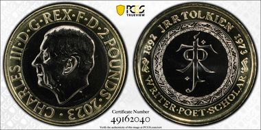2023 £2 JRR Tolkien - The Life & Work MS68