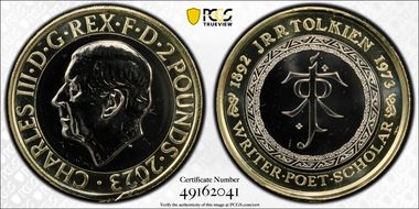 2023 £2 JRR Tolkien - The Life & Work MS66