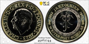 2023 £2 JRR Tolkien - The Life & Work MS66